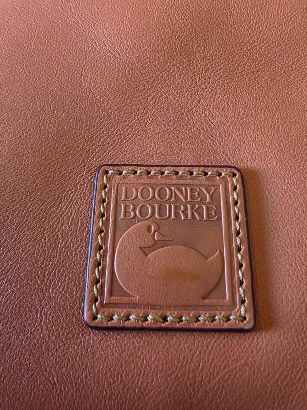 Dooney & Bourke Florentine Cameron Leather Satchel Crossbody Salmon Coral NWT - Picture 5 of 16